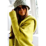 Fashionweek Dámský luxusní pletený kabát cardigan s kapucí BETI – Zboží Dáma