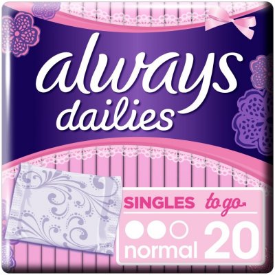 Always Dailies Singles To Go intimky 20 ks