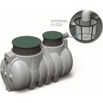 Prosperplast Nádrž na dešťovou vodu s příslušenstvím 2000 L – Sleviste.cz