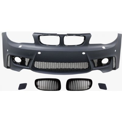JOM přední nárazník BMW 1 E81 / E82 / E87 / E88 (04-11) s otvory pro PDC a ostřikovače - M-look | Zboží Auto