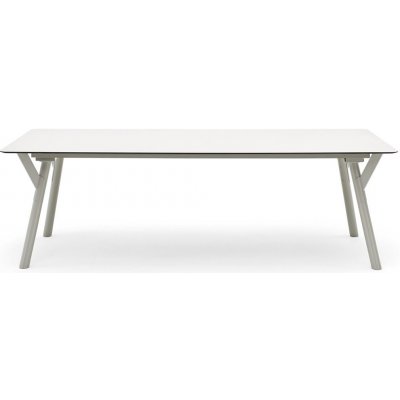 Varaschin rozkládací Link obdélníkový 240-295x100x72 cm rám kov nohy hliník deska HPL kat. B – Hledejceny.cz