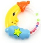 Tedies Chrastítko měsíc plast 11cm na kartě – Zboží Mobilmania