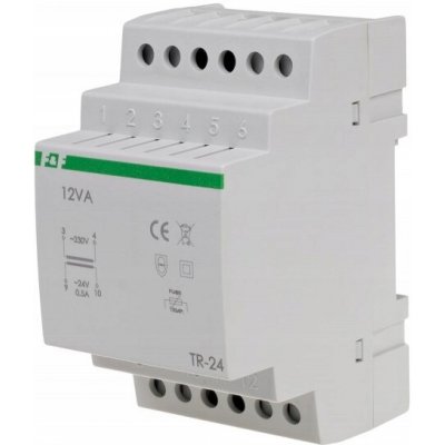 F&F síťový transformátor TR-24 napájení 230V AC 24V 0,5A – Hledejceny.cz