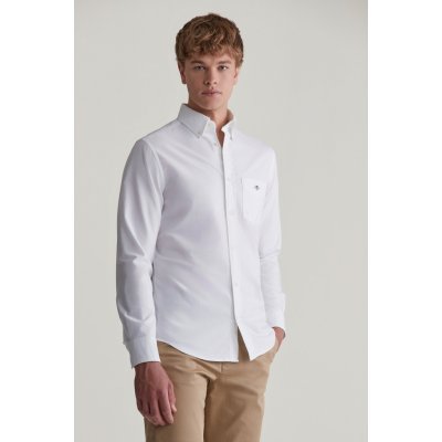 Gant košile reg Classic Oxford white – Zboží Mobilmania