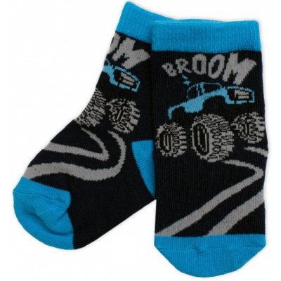 BN Dětské bavlněné ponožky Track granát – Zboží Mobilmania