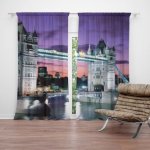 Sablio Závěs Tower Bridge: 2ks 140x250cm – Hledejceny.cz