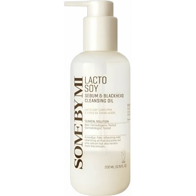 Dvoufázový hydrofilní olej se sójou Some By Mi Lacto Soy Sebum & Blackhead cleansing oil – Sleviste.cz