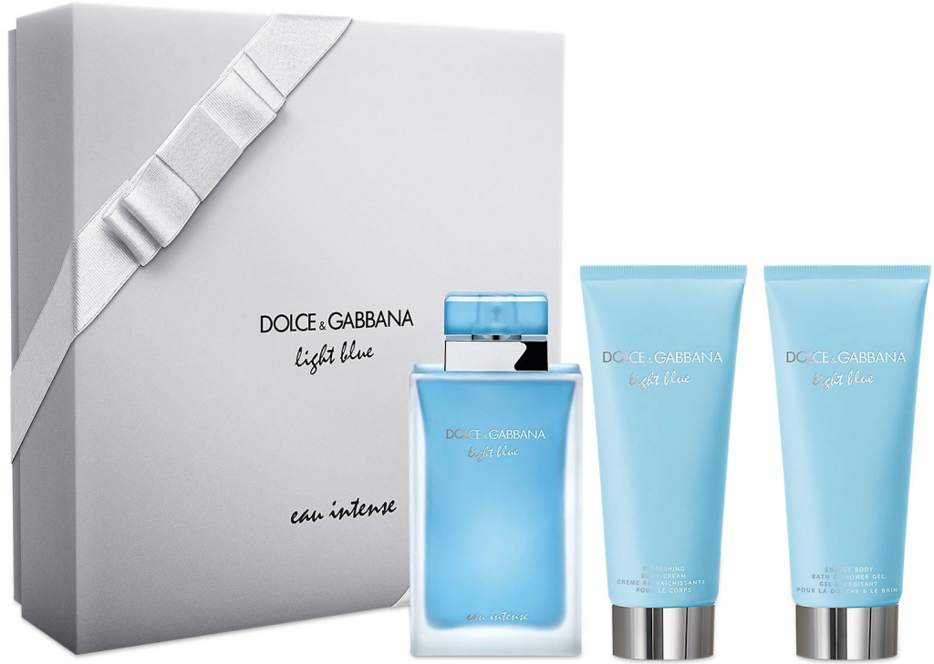 Dolce & Gabbana Light Blue Eau Intense Woman EDP 100 ml + tělové mléko 100  ml + sprchový gel 100 ml dárková sada od 1 559 Kč - Heureka.cz