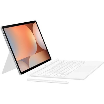Samsung Galaxy Tab S10+ S9+ S9 FE+ Book Cover Keyboard EF-DX825UWEGWW White – Zboží Živě