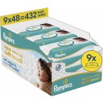 Pampers Obrúsky vlhčené Aqua Pure 9x48 ks – Hledejceny.cz