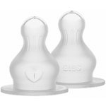 BIBS Silicone Bottle Nipple savička na láhev Slow Flow 2 ks – Zboží Mobilmania