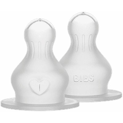 BIBS Silicone Bottle Nipple savička na láhev Slow Flow 2 ks – Zboží Mobilmania