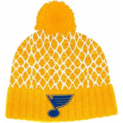 Adidas Pánská zimní čepice St. Louis Blues NHL 2019 20 Goal Net Pudelmütze – Hledejceny.cz