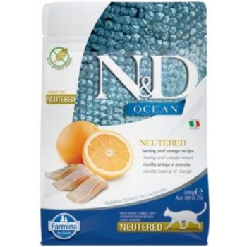 N&D OCEAN CAT GF Adult Herring & Orange 5 kg