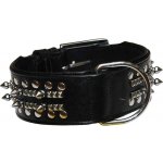 Nobby obojek Delgado široký kožený s hroty a nýty – Zboží Dáma