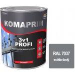 Dulux KOMAPRIM PROFI 3v1/4L RAL 7037 světle šedá – Zbozi.Blesk.cz