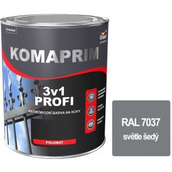 Dulux KOMAPRIM PROFI 3v1/4L RAL 7037 světle šedá