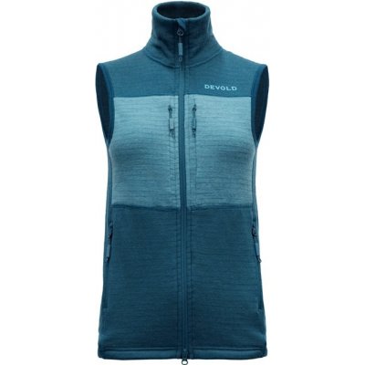 Egga Grid Merino Vest Flood/Moon – Zboží Mobilmania