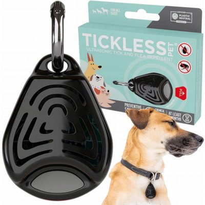 Tickless pet Ultrazvukový odpuzovač klíšťat a blech pro psy barvy black 1 kus – Zboží Dáma