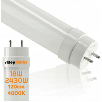 Berge LED trubice MILIO T8 18W 120 cm 2550lm neutrální bílá – Hledejceny.cz