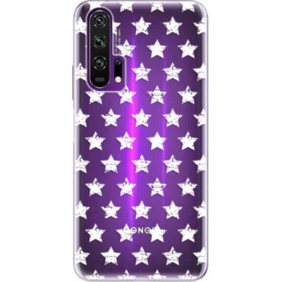 Pouzdro iSaprio - Stars Pattern Honor 20 Pro bílé – Zboží Mobilmania