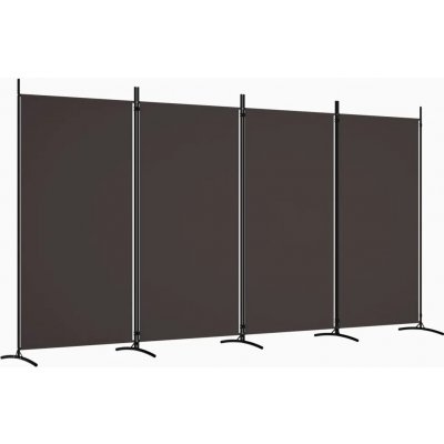 VidaXL 350263 Hnědá Paraván stěna 346 x 180 cm – Zbozi.Blesk.cz