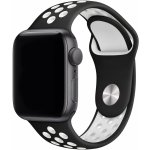 Eternico Sporty pro Apple Watch 42mm / 44mm / 45mm Pure White and Black AET-AWSP-WhBl-42 – Hledejceny.cz