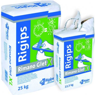 Rigips Omítka sádrová Rimano GLET XL 25kg – HobbyKompas.cz