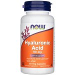 Now Foods Foods Hyaluronová kyselina s MSM 50 mg 60 rostlinných kapslí – Hledejceny.cz