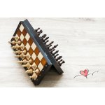 Magnetické drevené šachy klasik – Zboží Mobilmania