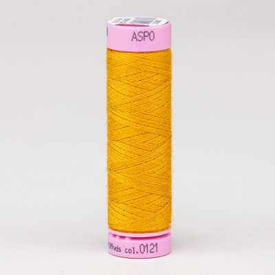 Amann Univerzální šicí nit ASPO 120 polyesterová, jantarová tmavě žlutá 0121, návin 100m – Hledejceny.cz