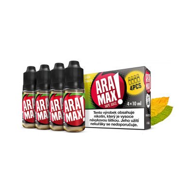 Aramax 4Pack Green Tobacco 4 x 10 ml 18 mg – Zbozi.Blesk.cz