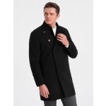 Ombre Clothing pánský kabát Joachim C501 černá – Sleviste.cz