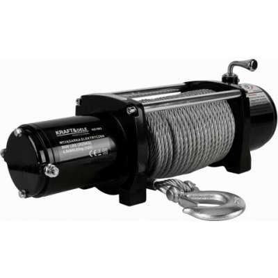 KRAFT&DELE KD1563 Elektrický lanový naviják 3629kg 3000W jeřáb, kladkostroj 12V – Zbozi.Blesk.cz