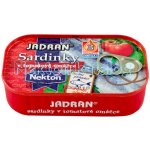 Jadran Sardinky v tomatové omáčce 125 g – Zboží Dáma Jadran Sardinky v tomatové omáčce 125 g – Zboží Dáma