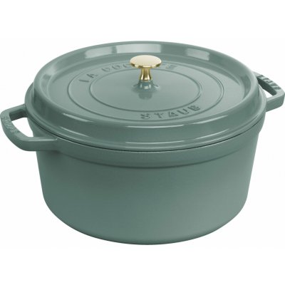 Staub Litinový hrnec Cocotte 28 cm 6,7l zelená 1023970 – Zbozi.Blesk.cz