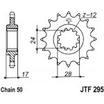 JT Sprockets JTF295-15RB – Zboží Mobilmania