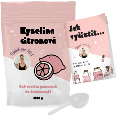 Úklid pro klid Kyselina citrónová 1 kg + brožura s tipy na úklid – Zbozi.Blesk.cz