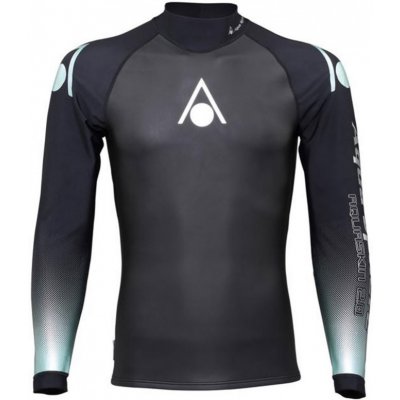 Aqua Sphere Aquaskin Top Long Sleeve Men Black/Turquoise