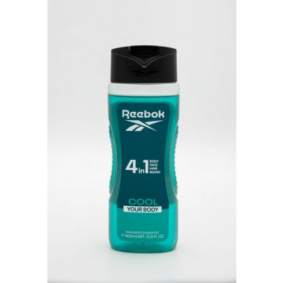 Reebok Men sprchový gel 4 v 1 Cool Your Body 400 ml – Zboží Mobilmania