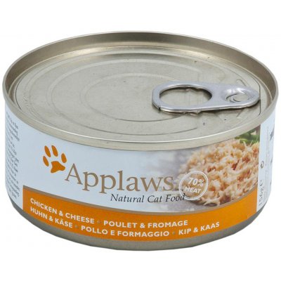 Applaws Cat kuřecí prsa a sýr 24 x 156 g