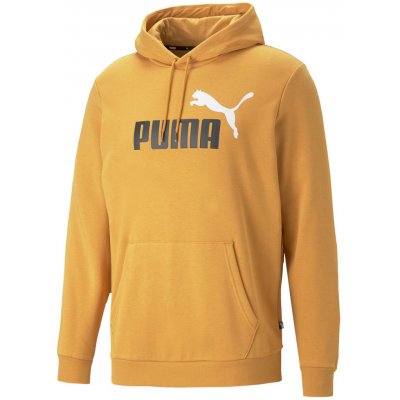 PUMA ESS+ 2 COL BIG LOGO HOODIE TR 58676530 Oranžový – Zboží Mobilmania