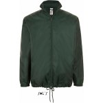 Sol's základní lehká větrovka kapucí v límci a kapsami na zip zelená lesní – Hledejceny.cz