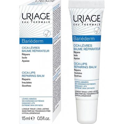 Uriage Bariéderm Cica Regenerační balzám pro vysušené až popraskané rty 15 ml