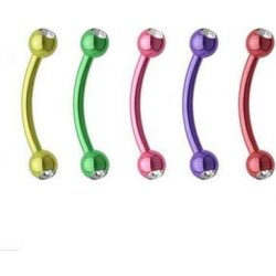 Šperky4U piercing do obočí OB01173-R