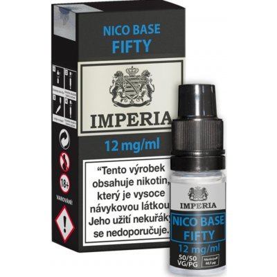 Imperia Fifty Nico Base 50VG/50PG 10 ml 12 mg – Hledejceny.cz