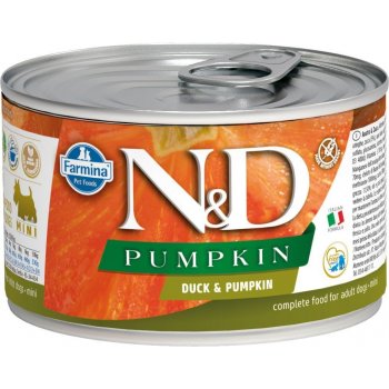 N&D Pumpkin Dog Adult Mini Grain Free duck 140 g