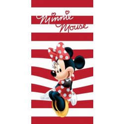 Faro Osuška Minnie proužky froté 70 x 140 cm