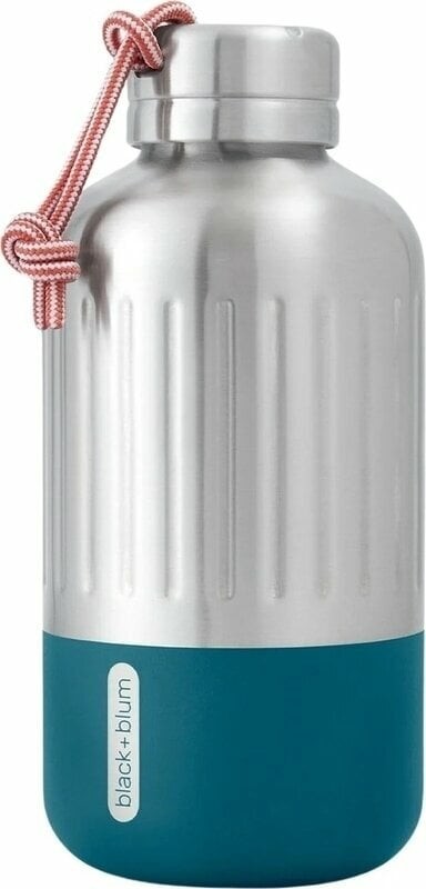 Black+Blum Explorer Insulated Bottle Large Silver Ocean 850 ml