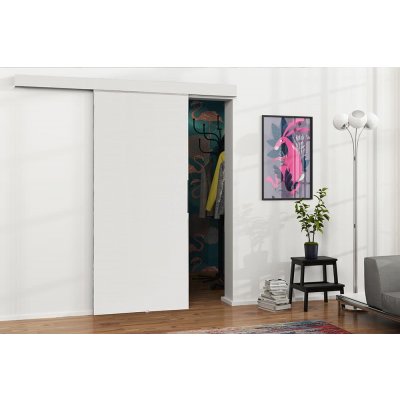 VILEN DOOR Posuvné dveře na stěnu MALIBU Bílá 86 x 205 cm